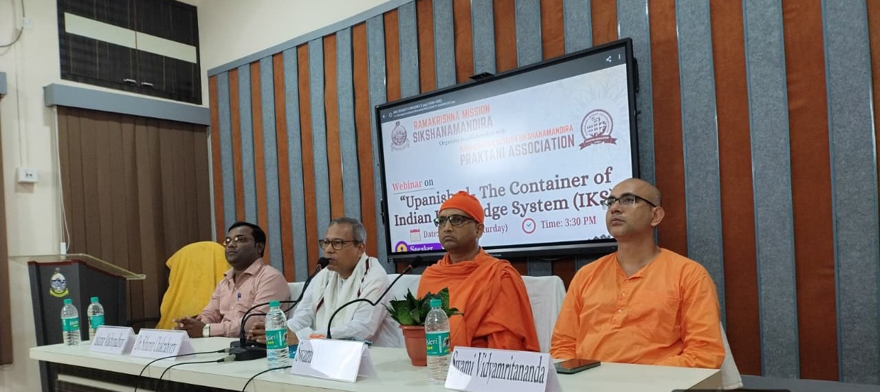 Webinar on “Upanishad- The Container of IKS”